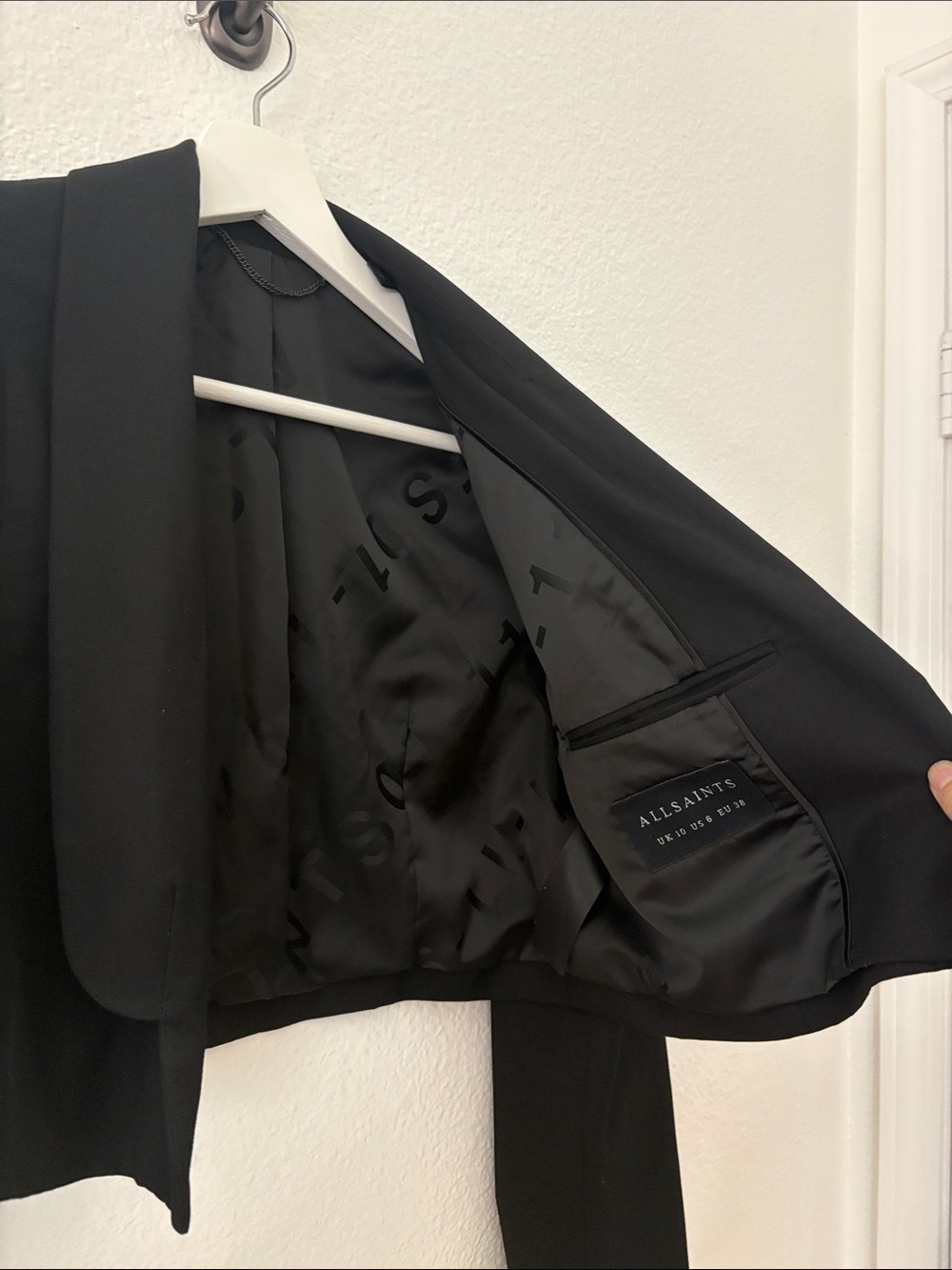 All Saints Seline Cropped Blazer - Picture 6 of 8